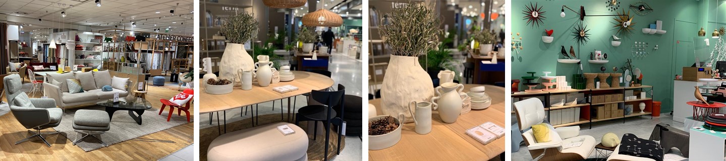 La porte ouverte dans notre univers design au BHV Marais. Magasin BHV Paris