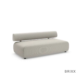 Die Dedon Brixx Kollektion von Lorenza Bozzoli ist ein elegantes modulares Vollpolster System.
