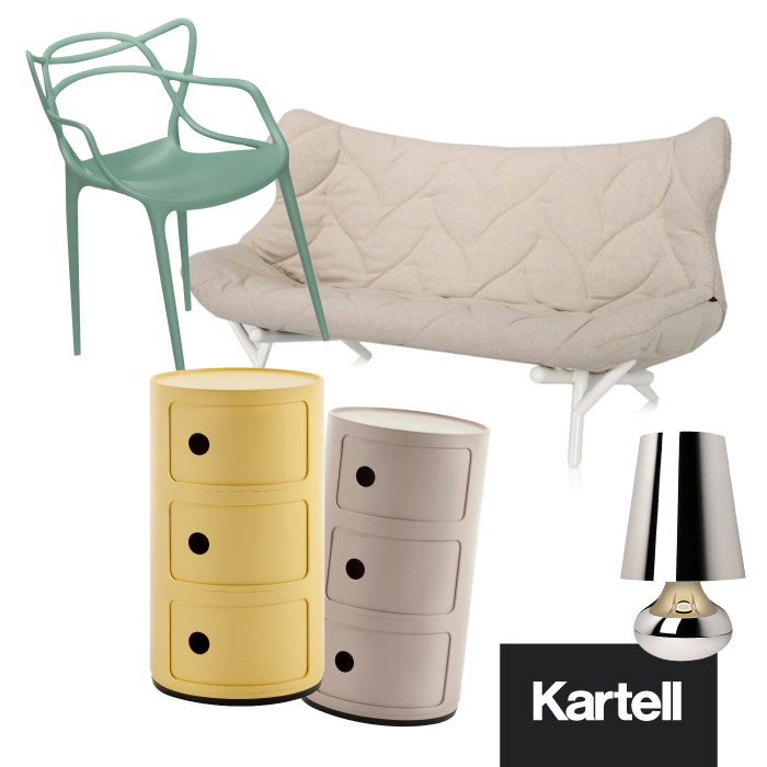 Kartell Sitzmöbel, Aufbewahrung, Accessoires und mehr