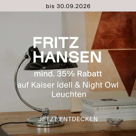 Fritz Hansen Kaiser Idell und Night Owl Leuchten Rabattaktion
